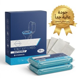 الفهد - غطاء بلاستيكيي للحمام - 10 قطع - 12 باكيت - عالي الجودة