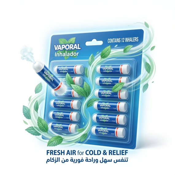 فابورال - انهيلر - مدياليات - 12 قطعة - صيني