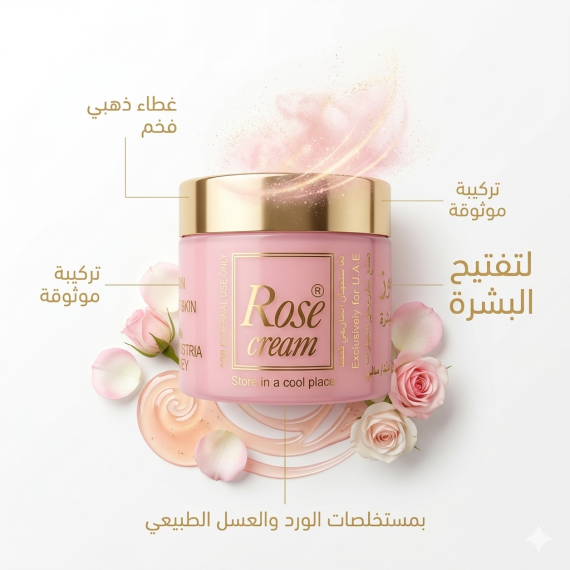 روز كريم - لازالة النمش والكلف وحب الشباب - 25 غرام